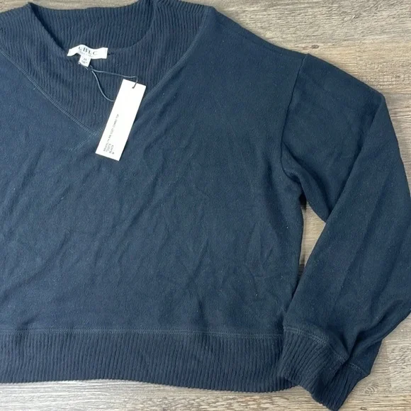 NWT LBLC, the Label Brooklyn Cozy Top, Black, size Medium